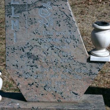 VENTER Elmi 1954-1995