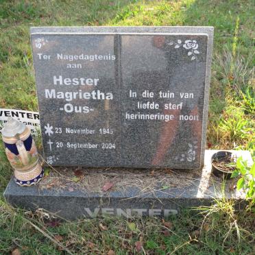 VENTER Hester Magrietha 1945-2004