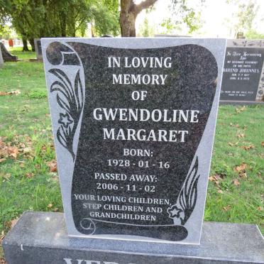 VERSTER Gwendoline Margaret 1928-2006