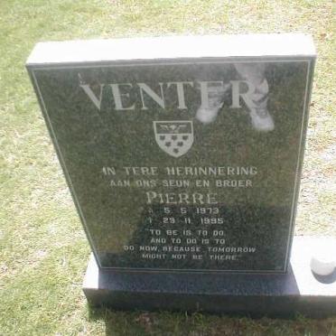 VENTER Pierre 1973-1995