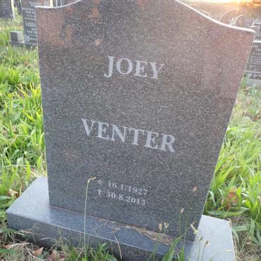 VENTER Joey 1927-2013