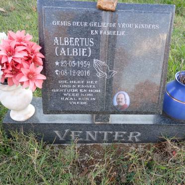 VENTER Albertus 1959-2016