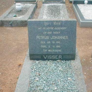 VISSER Petrus Johannes 1913-1961
