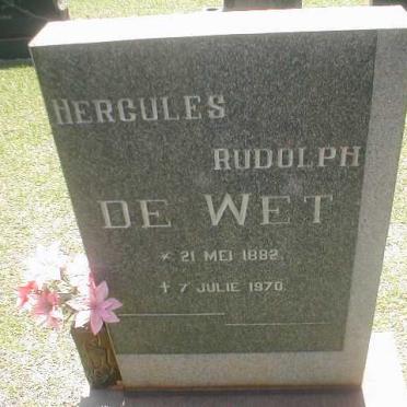 WET Hercules Rudolph, de 1882-1970
