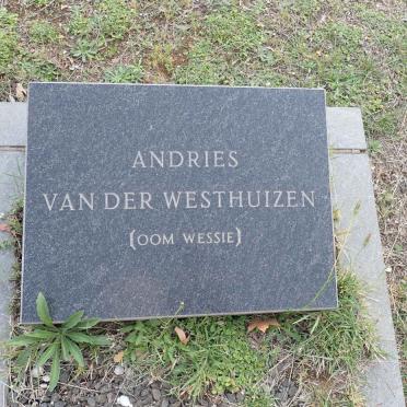 WESTHUIZEN Andries, van der