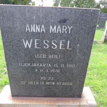 WESSEL Anna Mary nee HEIL 1910-1976