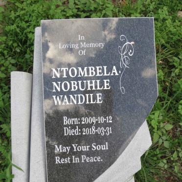 WANDILE Ntombela Nobuhle 2009-2018