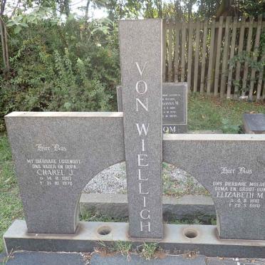 WIELLIGH Carel J., von 1907-1970 &amp; Elizabeth M.J. 1910-1990