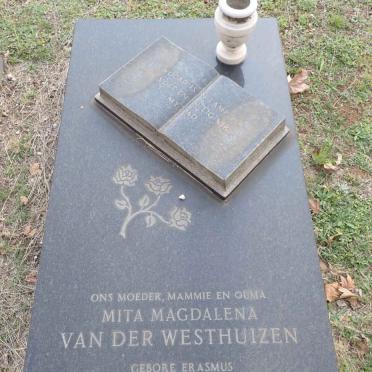 WESTHUIZEN Mita Magdalena, van der nee ERASMUS