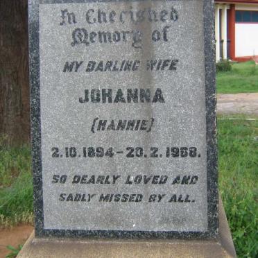? Johanna 1894-1968