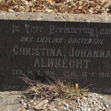 ALBRECHT Christina Johanna 1914-1916
