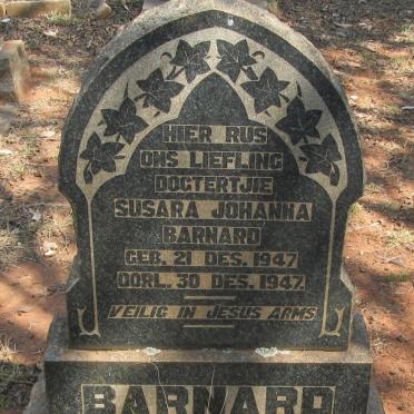BARNARD Susara Johanna 1947-1947
