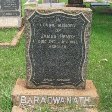 BARAGWANATH James Henry -1943