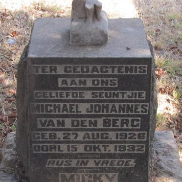 BERG Michael Johannes, van den 1926-1932