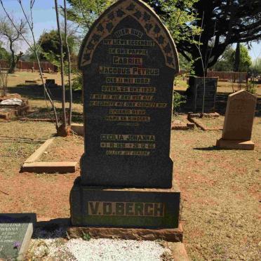 BERGH, VAN DEN :: CILLIERS