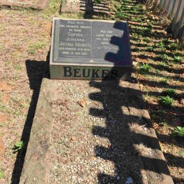 BEUKES Sophia Johanna Jacoba nee KRUGER 1864-1931