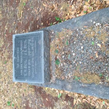 BEYL E.H. 1870-1946 &amp; J.E. 1877-1918