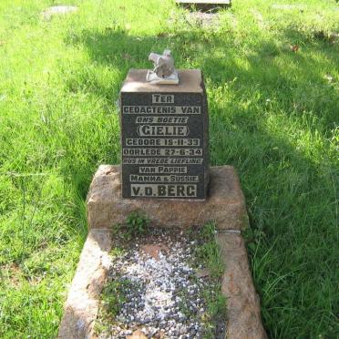 BERG Gielie, v.d. 1933-1934