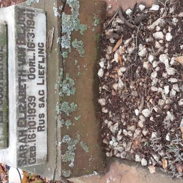 BILJON Sarah Elizabeth, van 1939-1941