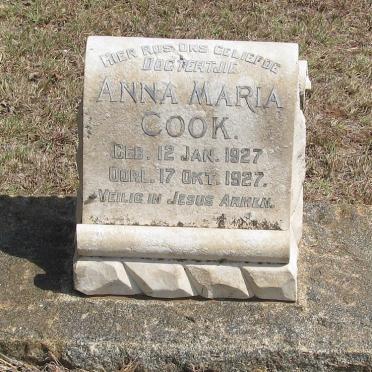 COOK Anna Maria 1927-1927