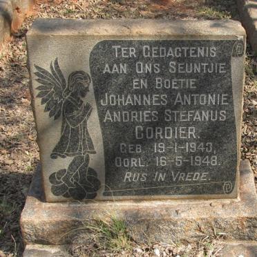 CORDIER Johannes Antonie Andries Stefanus 1943-1948