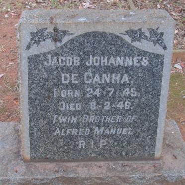CANHA Jacob Johannes, de 1945-1946