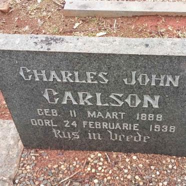 CARLSON Charles John 1888-1938
