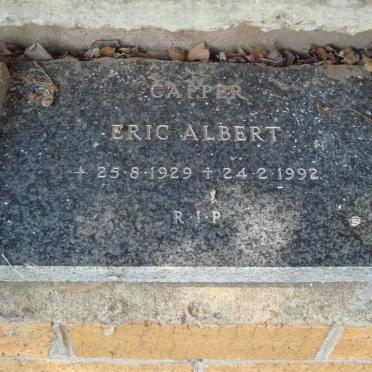 CAPPER Eric Albert 1929-1992