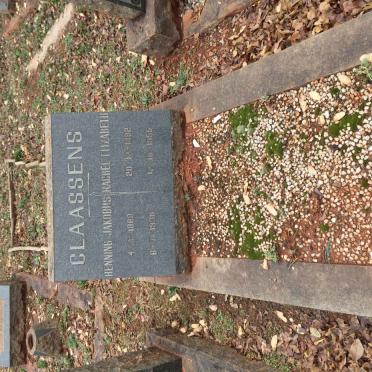 CLAASSENS Henning Jakobus 1889-1938 &amp; Rachel Elizabeth 1892-1955