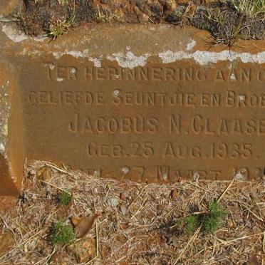 CLAASE Jacobus N. 1935-193?