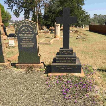CRAMOND James 1830-1916 :: WILLIAMSON Elizabeth nee WALKER -1903