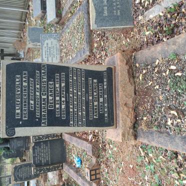 DELANGE Abraham Christiaan 1882-1939 &amp; Anna Maria 1884-1964