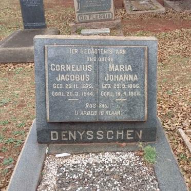 DENYSSCHEN Cornelius Jacobus 1873-1944 &amp; Maria Johanna 1886-1956