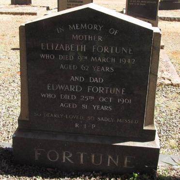 FORTUNE Edward -1961 &amp; Elizabeth -1942