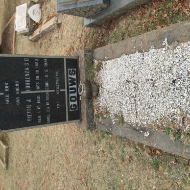 GOUWS Pieter J. 1891-1936 &amp; Lourenza S.D. 1893-1974