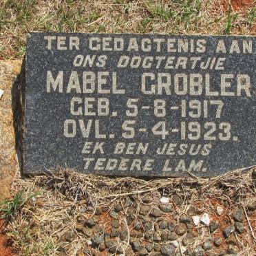 GROBLER Mabel 1917-1923