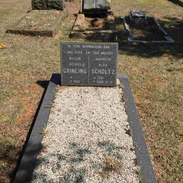 GRINLING Willem Jacobus -1932 :: SCHOLTZ Magrieta Alida 1916-1986