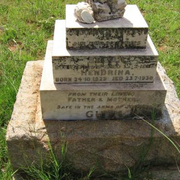 GUNN Susan 1918-1918 :: GUNN  Hendrina 1929-1930