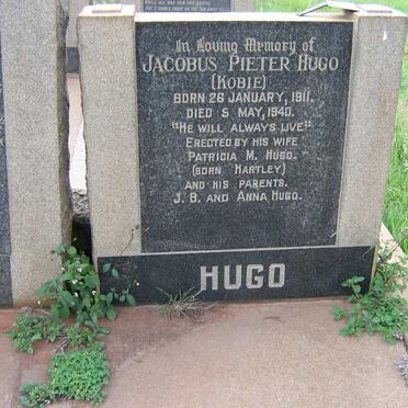 HUGO Pieter Jacobus 1911-1940