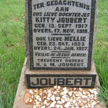 JOUBERT Kitty 1917-1918 :: JOUBERT Nellie  1923-1927