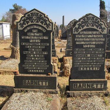 BARNETT Samson -1937 &amp; Pauline -1944