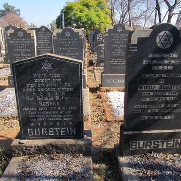 BURSTEIN Woolf -1956 &amp; Roshke -1962