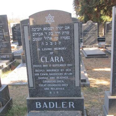 BADLER Clara -1982