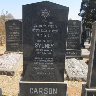 CARSON Sydney -1974
