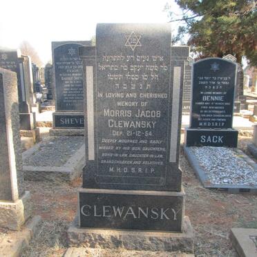CLEWANSKY Morris Jacob -1954