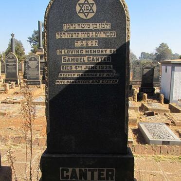 CANTER Samuel -1935