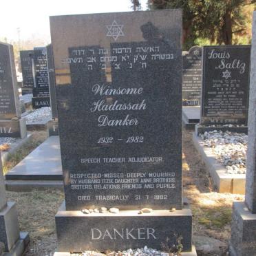 DANKER Winsome Hadassah 1932-1982