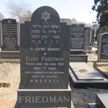 FRIEDMAN Elias -1963