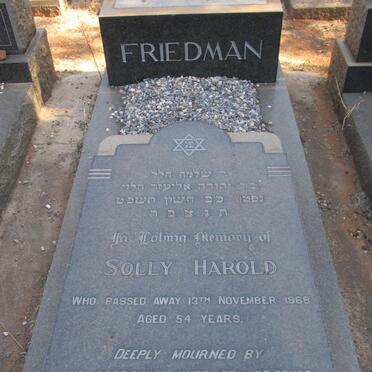 FRIEDMAN Solly Harold -1968