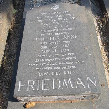 FRIEDMAN Jennifer-Anne -1965